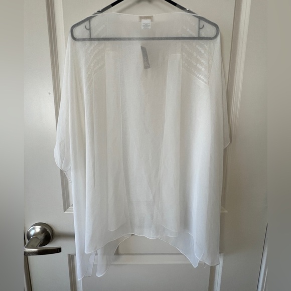 New With Tags | White/See Through White Kimono | O/S - Picture 3 of 3